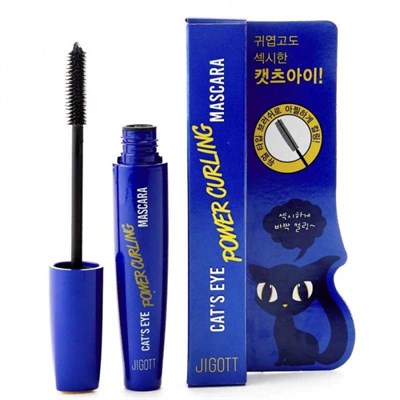 JIGOTT Тушь для ресниц подкручивающая Cat`s Eye Power Curling Mascara, 12г 280085 - фото 6599