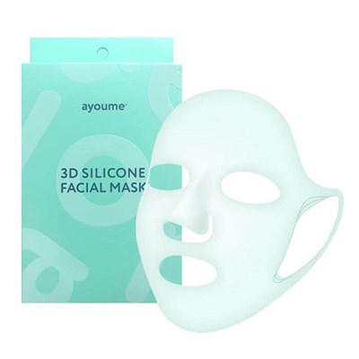 Силиконовая маска-фиксатор для косметических процедур Ayoume 3D Silicone Facial Mask АЮМ 102 - фото 6880