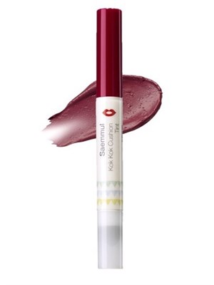 THE SAEM Тинт для губ 01 Saemmul Kok Kok Cushion Tint RD01 Red Brown 1,1гр СМ1065 - фото 6925