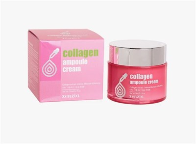 ZENZIA Collagen Ampoule Cream Крем для лица с коллагеном 70мл 4166 - фото 7064